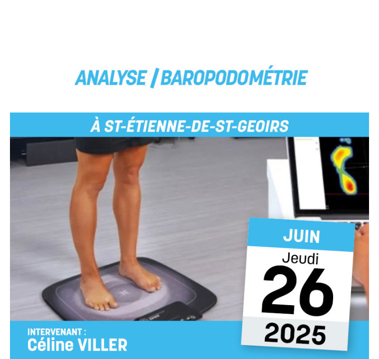 formation analyse baropodometrie